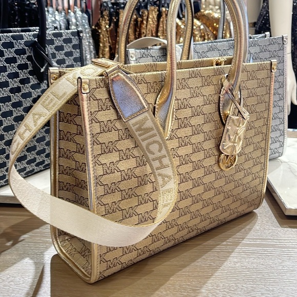 Michael Kors Medium Mirella EW Tote Bag Crossbody Shoulder Handbag NWT - Picture 7 of 16